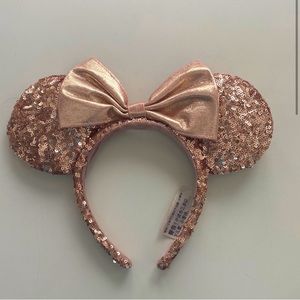 Rose gold disney ears